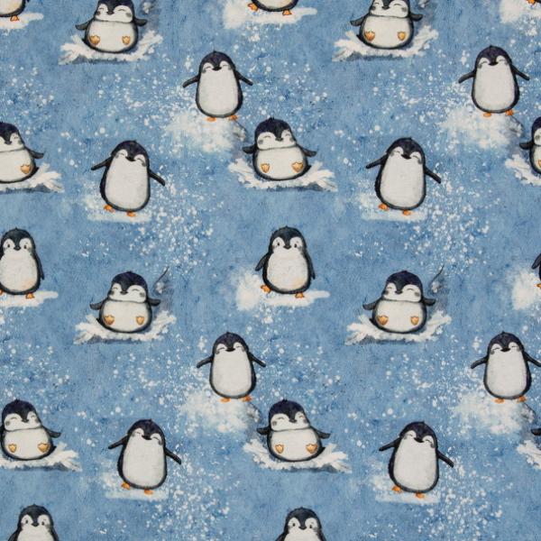 French Terry Swafing ARCTIC by Christiane Zielinski Pinguine